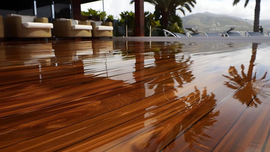 Deck Staining surface preparation and finish in Georgia - A-Team Painting