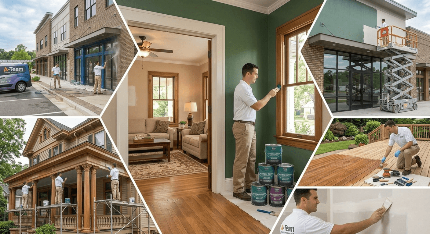 Augusta’s Trusted Painters | A-Team Painting & Home Care, LLC - Licensed Painting Contractor in Augusta, GA - A-Team Painting