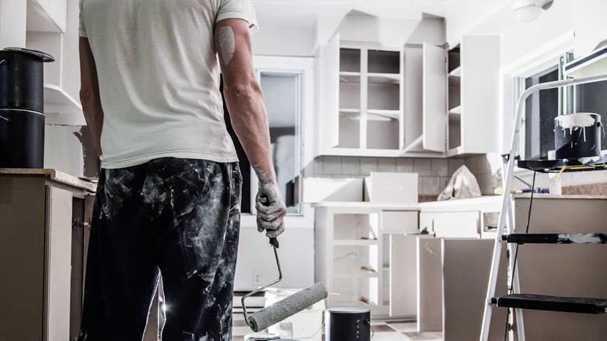 Kitchen Cabinet Painting surface preparation and finish in Georgia - A-Team Painting